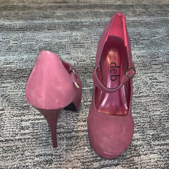 Deb Maroon Heels - Picture 2 of 4